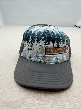 Blowfish Trucker Hat in Gray, Green, Yellow